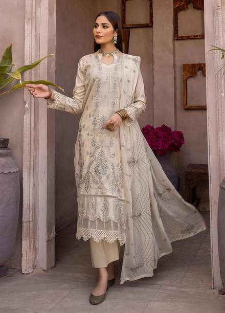 Pehnawa By Aalaya Embroidered Lawn Suits Unstitched 3 Piece ALY23P D-09 - Summer Collection