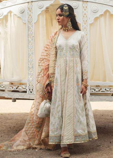 Qalamkar Embroidered Doria Suits Unstitched 3 Piece QLM21F 06 - Festive Collection