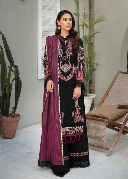 RajBari Embroidered Lawn Suits Unstitched 3 Piece RB21SS 7A - Spring / Summer Collection