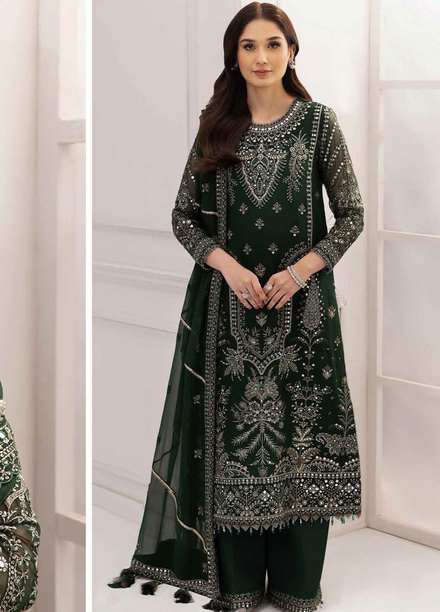 Rang-E-Mehr By Alizeh Fashion Embroidered Chiffon Suits Unstitched 3 Piece AFB23RM Zar - Luxury Collection