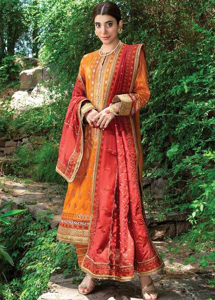 Rang Rasiya Embroidered Lawn Suits Unstitched 3 Piece RR21PE D-08 TRIBALTRIVIA - Festive Collection