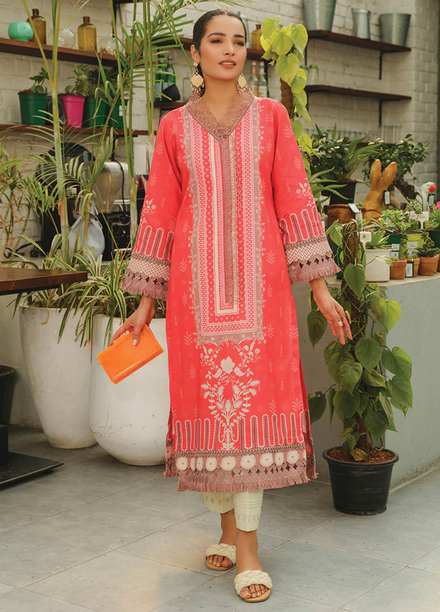 Rang Rasiya Printed Lawn  Unstitched Kurti RR23T 02 Jasper - Summer Collection