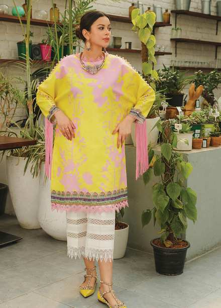 Rang Rasiya Printed Lawn  Unstitched Kurti RR23T 04 Starling - Summer Collection