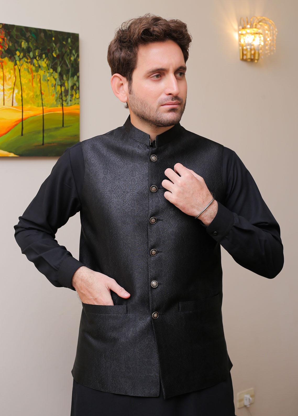 Stylish Suiting Formal Waistcoat for Men -  W-1639 main image 1