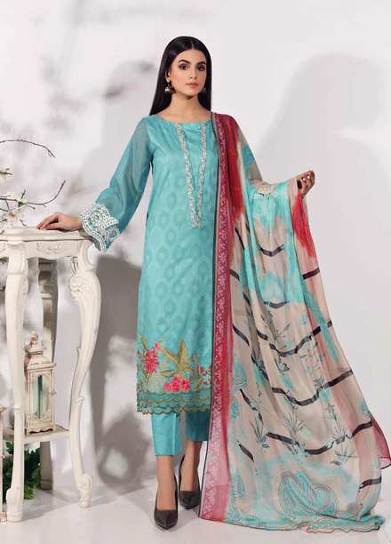 Reem by Charizma Embroidered Lawn Suits Unstitched 3 Piece CRZ21-R2 22 - Summer Collection