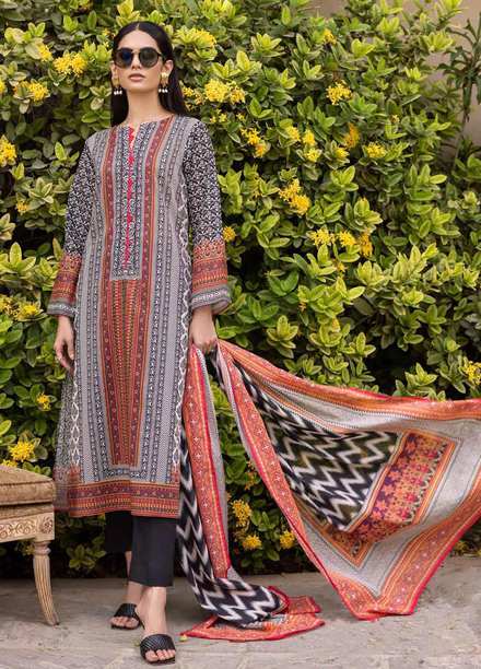 Regalia By Gul Ahmed Printed Lawn Suits Unstitched 3 Piece GA22RL RG-32001 - Summer Collection