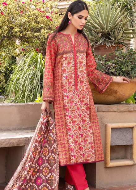 Regalia By Gul Ahmed Printed Lawn Suits Unstitched 3 Piece GA22RL RG-32002 - Summer Collection