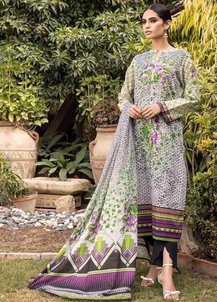 Regalia By Gul Ahmed Printed Lawn Suits Unstitched 3 Piece GA22RL RG-32005 B - Summer Collection