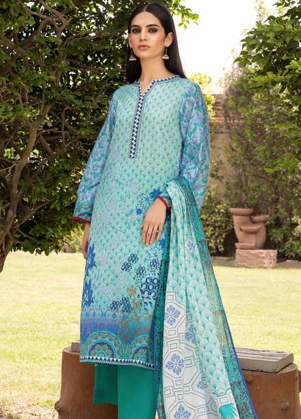 Regalia By Gul Ahmed Printed Lawn Suits Unstitched 3 Piece GA22RL RG-32006 A - Summer Collection