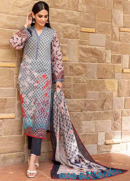 Regalia By Gul Ahmed Printed Lawn Suits Unstitched 3 Piece GA22RL RG-32006 B - Summer Collection