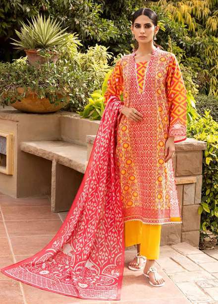 Regalia By Gul Ahmed Printed Lawn Suits Unstitched 3 Piece GA22RL RG-32007 A - Summer Collection