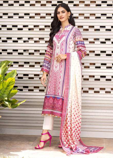 Regalia By Gul Ahmed Printed Lawn Suits Unstitched 2 Piece GA22RL RGT-32007 - Summer Collection