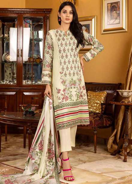 Regalia By Gul Ahmed Printed Lawn Suits Unstitched 2 Piece GA22RL RGT-32009 - Summer Collection