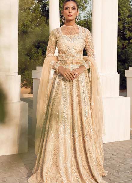 Reignaissance By Reign Embroidered Net Suits Unstitched 3 Piece RGN21WD Adara - Wedding Collection