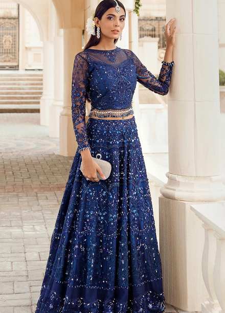 Reignaissance By Reign Embroidered Net Suits Unstitched 3 Piece RGN21WD Hera - Wedding Collection