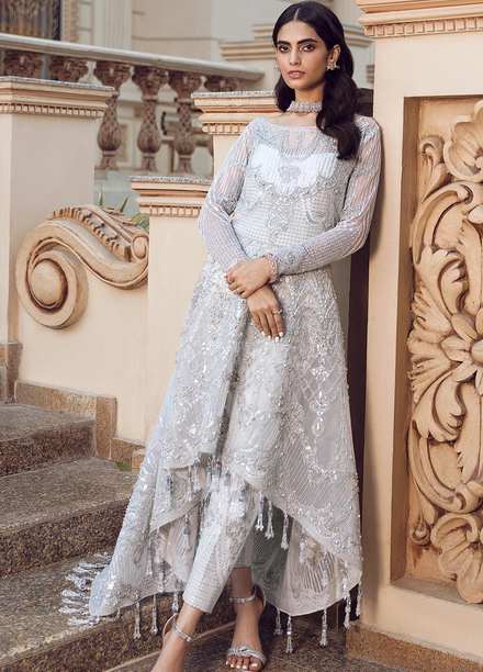 Reignaissance By Reign Embroidered Net Suits Unstitched 3 Piece RGN21WD Rhea - Wedding Collection