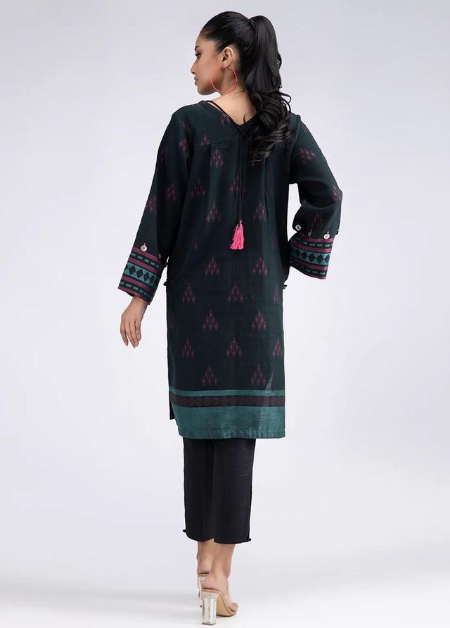 Sahar Jacquard Khaddar  Unstitched Kurti SHR22J SWJ-V1-22-10 - Premium Collection