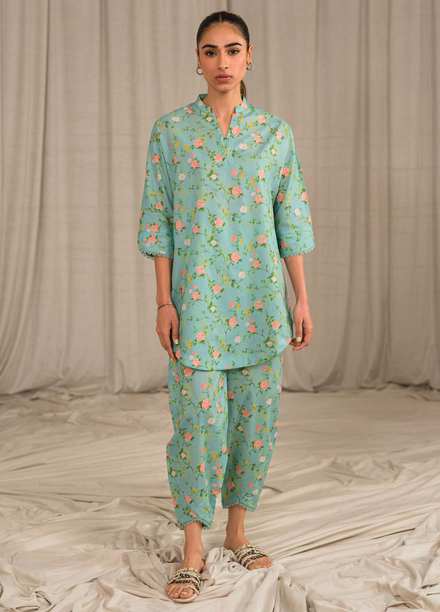 Sahar Printed Lawn Suits Unstitched 2 Piece SHR24PE S24-PL-V1-13 - Summer Collection