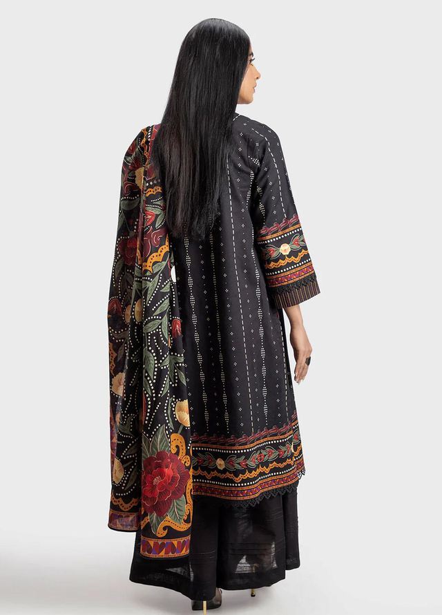 Sahar Printed Khaddar Suits Unstitched 3 Piece SHR22KC SWK-V1-22-01 - Winter Collection