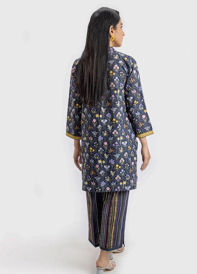 Sahar Printed Khaddar Suits Unstitched 2 Piece SHR22KC SWK-V1-22-010 - Winter Collection