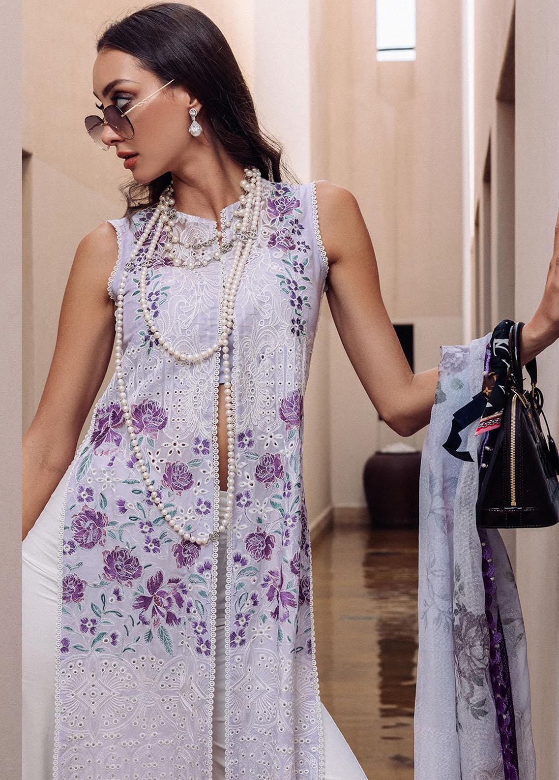 Atiya Irfan Women RTW Embroidered Lawn 3 Piece Suit AT-07 - Summer Collection