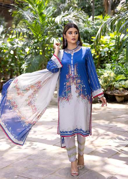 Salina By Regalia Textiles Printed Lawn Suits Unstitched 3 Piece RGT22SE 02 - Summer Collection