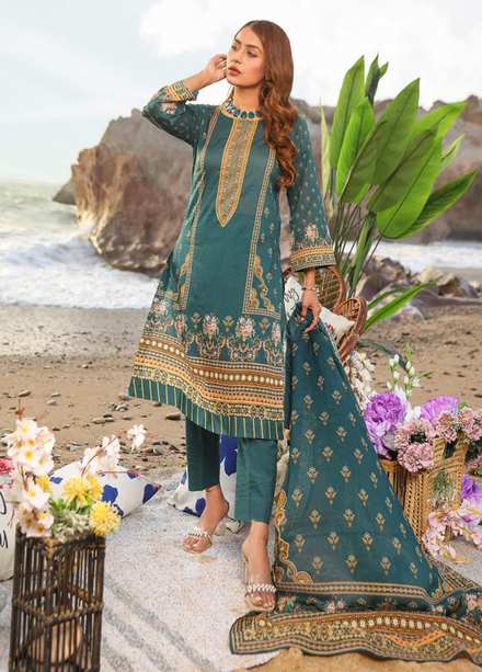 Salina By Regalia Textiles Printed Lawn Suits Unstitched 3 Piece RGT22SE 07 - Summer Collection