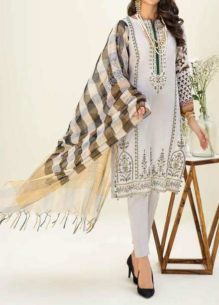 Salitex Embroidered Lawn Suits Unstitched 3 Piece SL21SF WK-00776 - Festive Collection