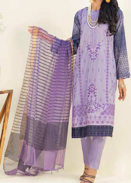 Salitex Embroidered Lawn Suits Unstitched 3 Piece SL21SF WK-00783 - Festive Collection