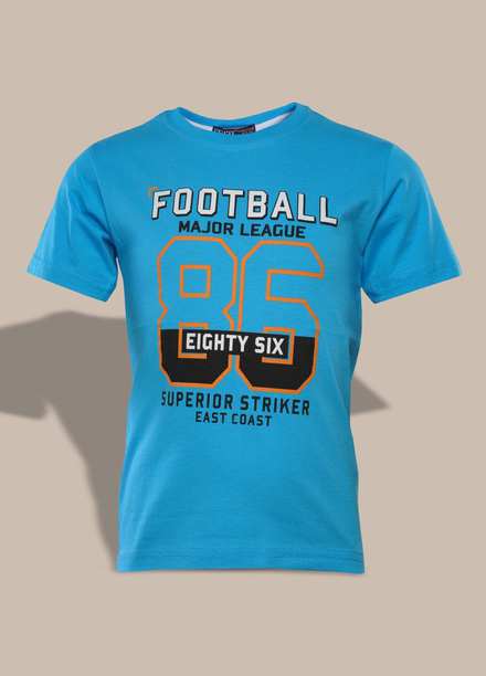 Sanaulla Exclusive Range   T-Shirts for Boys -  350019 Light Blue