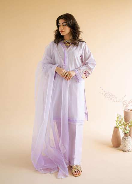 Shurooq Ready to Wear  Cotton 3 Piece Dress C1 D06 Maahru