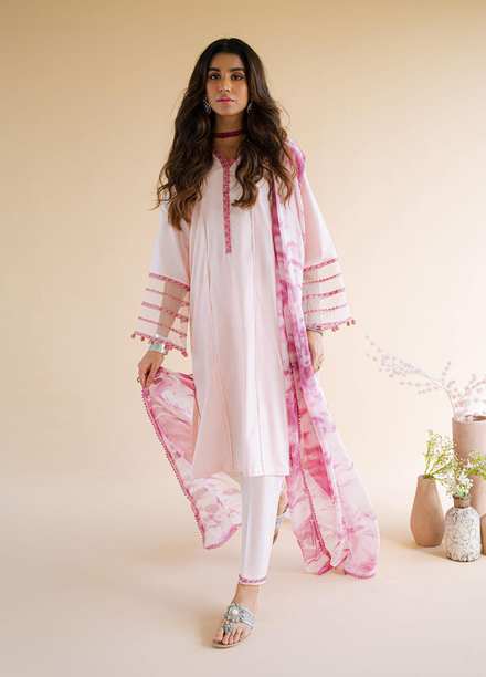 Shurooq Ready to Wear  Cotton 3 Piece Dress C1 D07 Mahjabeen