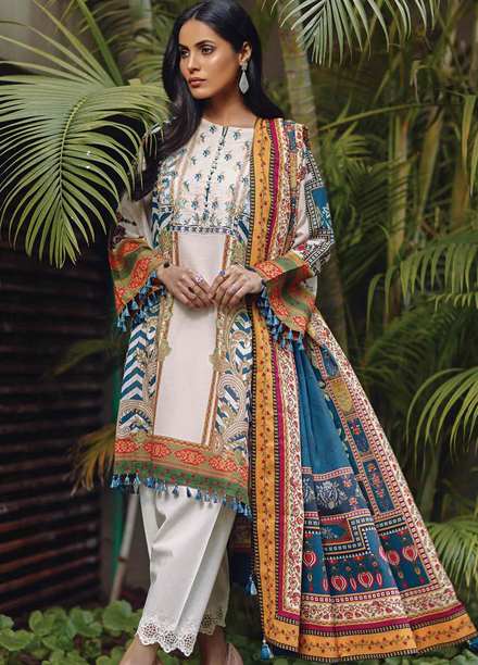 Taabir By Afsaneh Embroidered Lawn Suits Unstitched 3 Piece AFH21T Fardeen - Summer Collection