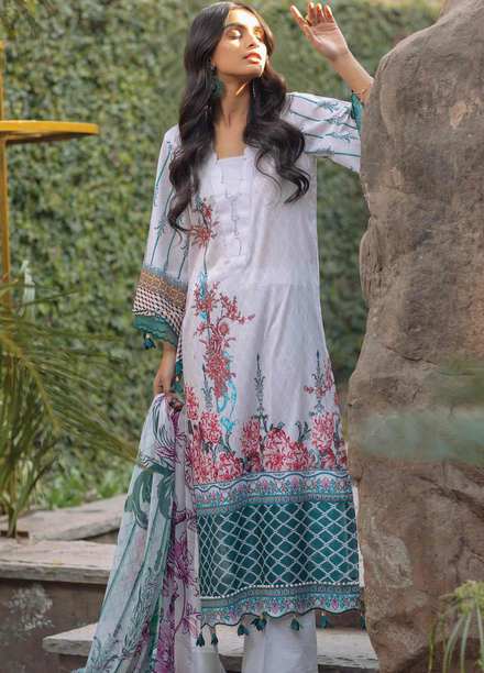 Taabir By Afsaneh Printed Lawn Suits Unstitched 2 Piece AFH21T Talia B - Summer Collection