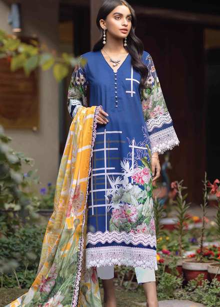 Taabir By Afsaneh Printed Lawn Suits Unstitched 3 Piece AFH21T Zahara A - Summer Collection