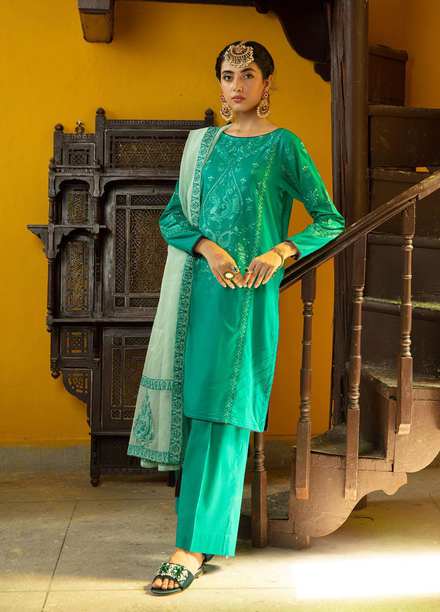 Shanyera Ready to Wear Embroidered Lawn 3 Piece Suit SHN22TB C7- Bahaar