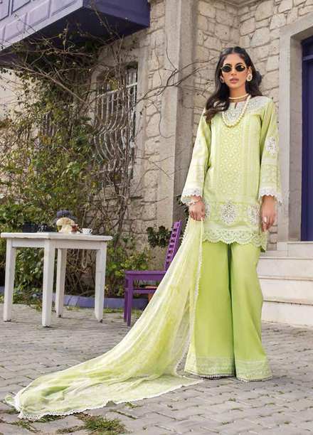 Tahra by Zainab Chottani Embroidered Lawn Suits Unstitched 3 Piece TZC21L 1A SUMMER FIZZ - Summer Collection