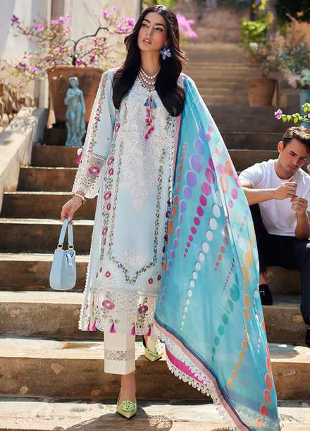 Te Amo by Mushq Embroidered Lawn Suits Unstitched 3 Piece MQ24TA D-07 Bella Belleza - Luxury Summer Collection