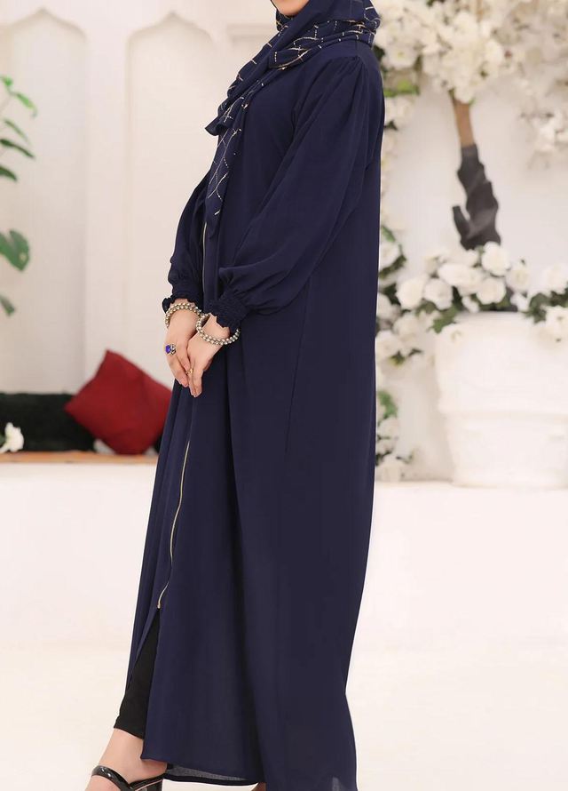 The Great Master (TGM)  Nida Front Open Zipper Style Abaya Najwa