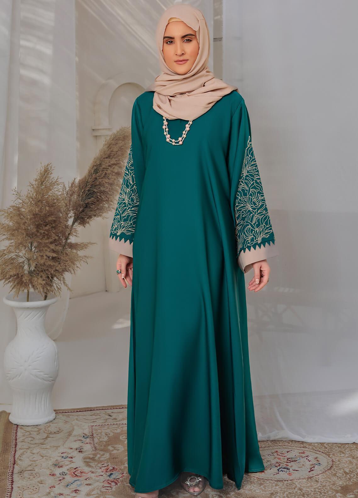 The Great Master (TGM)  Nida Front Open Style Abaya Noor-ul-Ain main image 1