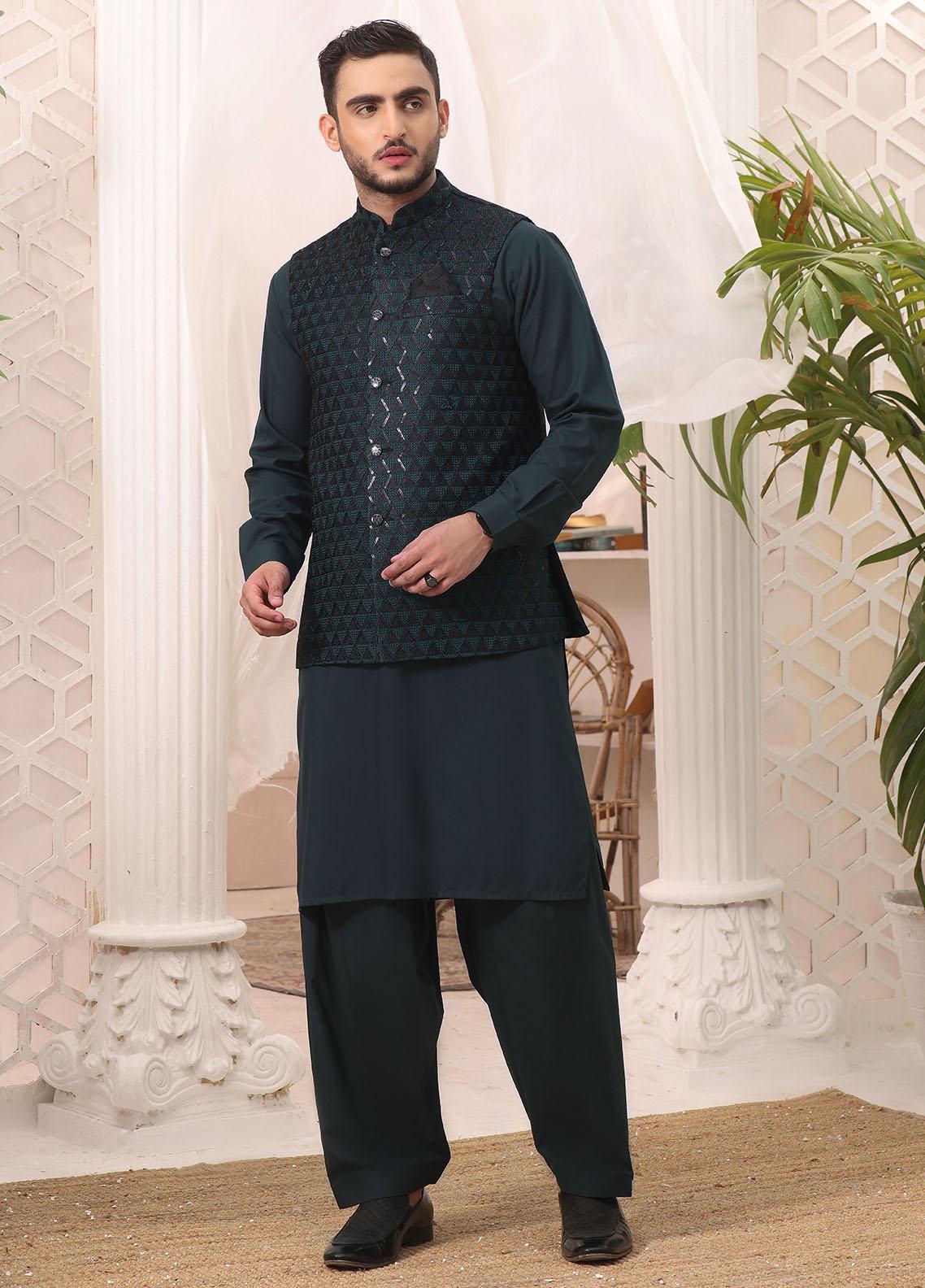 The Great Master (TGM) Raw silk Formal Prince Coat for Men -  Prince Coat 82 main image 1