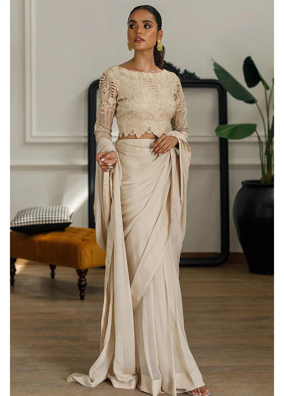 Threads & Motifs Luxury Pret  Chiffon Lehenga and Blouse THM22F 7050.1 main image 1