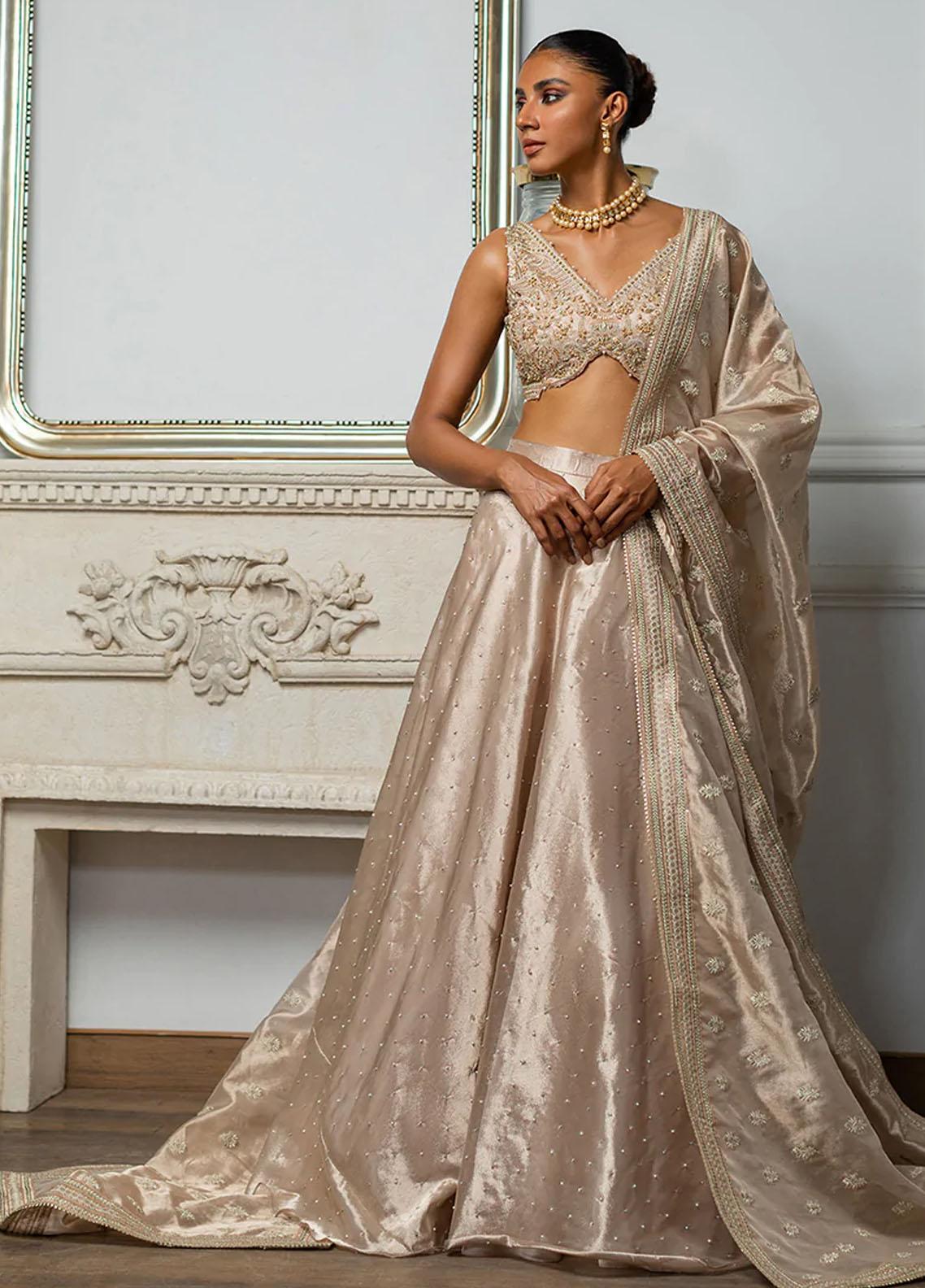 Threads & Motifs Luxury Pret  Organza Dress THM22F 6698 - Blue main image 1