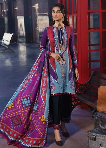 Umang by Motifz Embroidered Linen Suits Unstitched 3 Piece MT21UL 3061 Julissa - Winter Collection