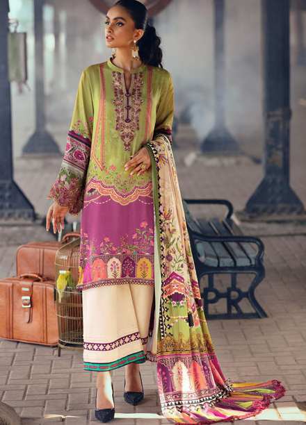 Umang by Motifz Embroidered Linen Suits Unstitched 3 Piece MT21UL 3070 Corrine - Winter Collection