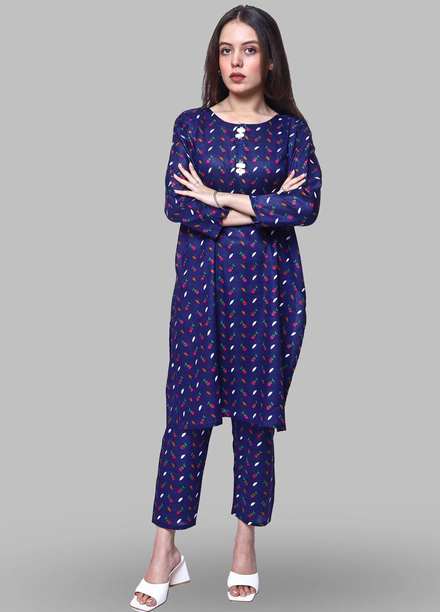 Uzul Trends Pret  Cotton 2 Piece Suit UT Kamari