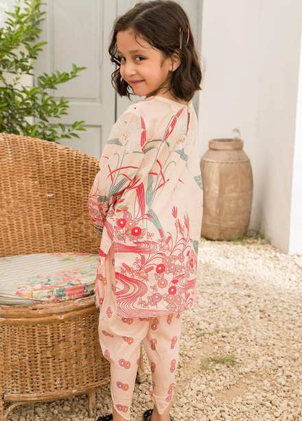 Yarsa Lawn Printed 2 Piece Suit for Girls -  YR22C Blossom CH-06