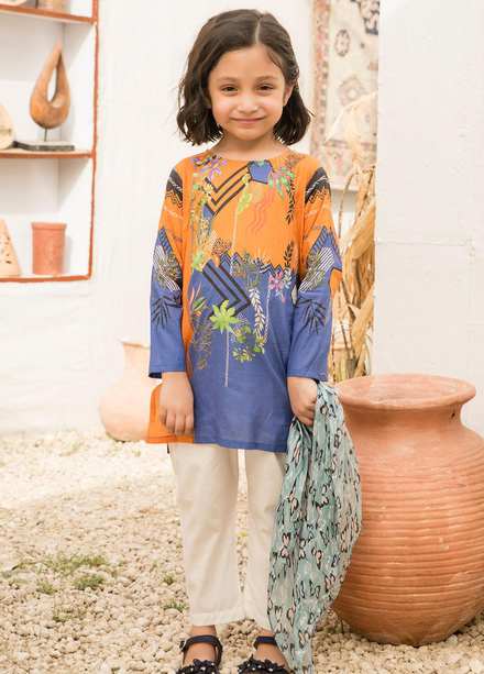 Yarsa Lawn Printed 2 Piece Suit for Girls -  YR22C Frozen CH-08