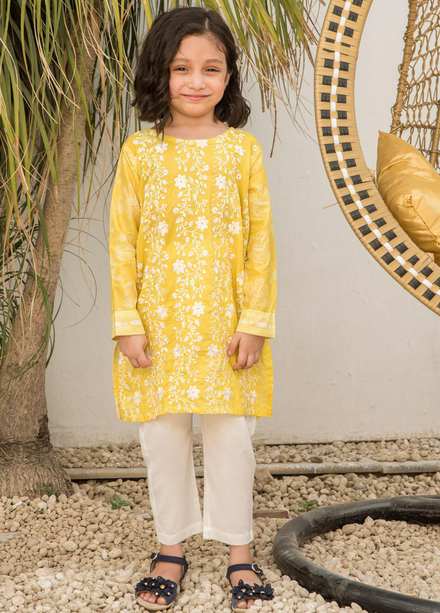 Yarsa Lawn Printed 2 Piece Suit for Girls -  YR22C Sunshine CH-02