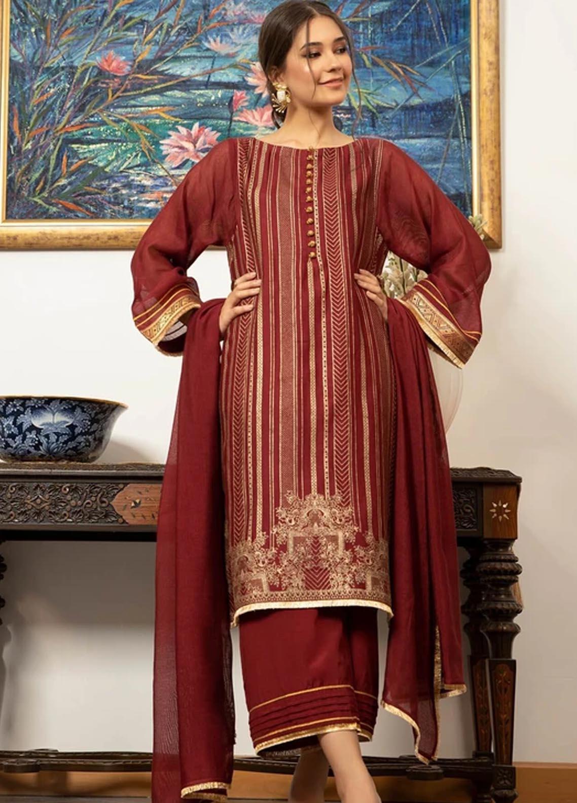 Zaaviay Luxury Pret Embroidered  3 Piece Suit KASTURI main image 1